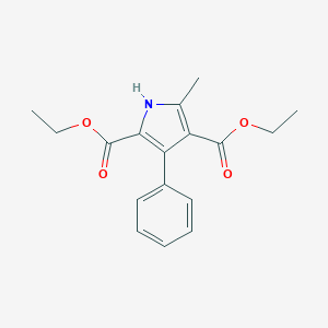 molecular formula C17H19NO4 B184823 5-甲基-3-苯基-1H-吡咯-2,4-二羧酸二乙酯 CAS No. 3651-13-6