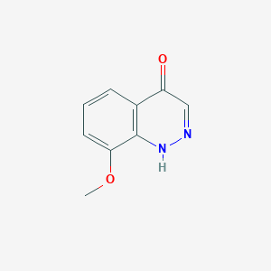 molecular formula C9H8N2O2 B184827 4-Hydroxy-8-methoxycinnoline CAS No. 90417-27-9
