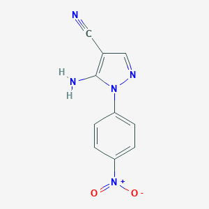 5-amino-1-(4-nitrophenyl)-1H-pyrazole-4-carbonitrile