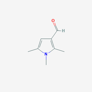 molecular formula C8H11NO B184832 1,2,5-Trimethyl-1H-pyrrole-3-carbaldehyde CAS No. 5449-87-6