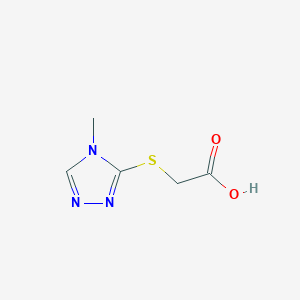 (4-Methyl-4H-[1,2,4]triazol-3-ylsulfanyl)-acetic acid