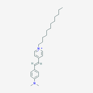 molecular formula C27H41N2+ B184840 4-(4-Dimethylaminostyryl)-1-dodecylpyridinium CAS No. 85687-99-6