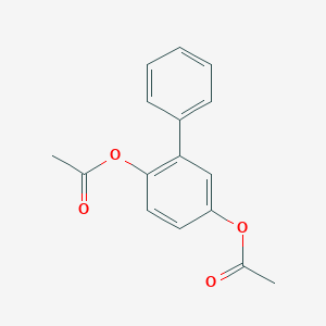 molecular formula C16H14O4 B184875 苯氢醌二乙酸酯 CAS No. 58244-28-3