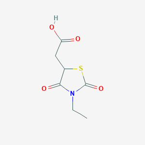 (3-Ethyl-2,4-dioxo-thiazolidin-5-yl)-acetic acid