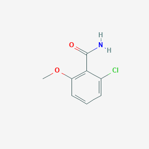 molecular formula C8H8ClNO2 B184888 2-Chloro-6-methoxybenzamide CAS No. 107485-43-8