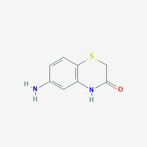 molecular formula C8H8N2OS B184896 6-amino-2H-1,4-benzothiazin-3(4H)-one CAS No. 21762-78-7