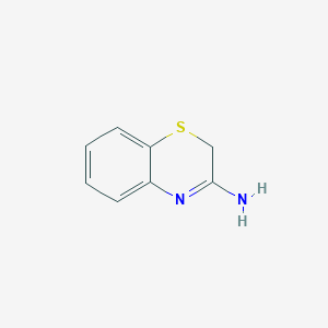 molecular formula C8H8N2S B184900 2H-1,4-benzothiazin-3-amine CAS No. 65242-80-0