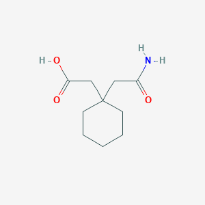 molecular formula C10H16NO3- B184906 1,1-Cyclohexanediacetic acid monoamide CAS No. 99189-60-3