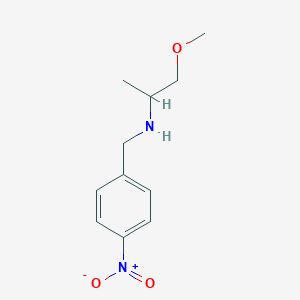molecular formula C11H16N2O3 B184907 1-methoxy-N-(4-nitrobenzyl)propan-2-amine CAS No. 444907-60-2