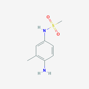 molecular formula C8H12N2O2S B184909 N-(4-Amino-3-methylphenyl)methanesulfonamide CAS No. 108791-97-5