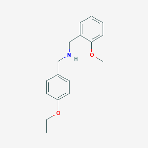 molecular formula C17H21NO2 B184912 (4-Ethoxybenzyl)(2-methoxybenzyl)amine CAS No. 444907-10-2