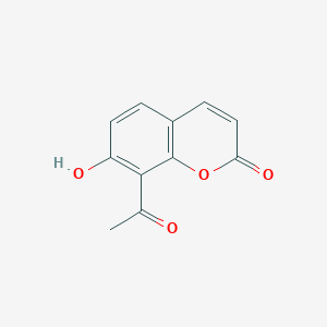 molecular formula C11H8O4 B184913 8-アセチル-7-ヒドロキシクマリン CAS No. 6748-68-1