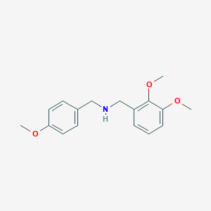 molecular formula C17H21NO3 B184914 (2,3-Dimethoxybenzyl)(4-methoxybenzyl)amine CAS No. 416888-99-8