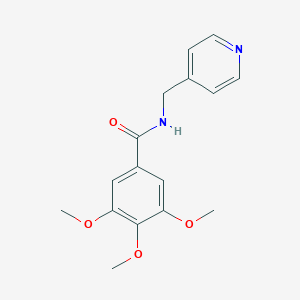 Benzamide, N-(4-pyridylmethyl)-3,4,5-trimethoxy-