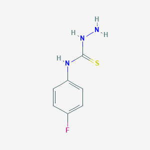 molecular formula C7H8FN3S B184952 4-(4-Fluorophenyl)-3-thiosemicarbazide CAS No. 330-94-9
