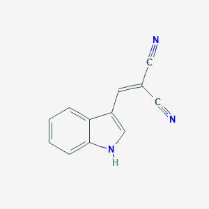 molecular formula C12H7N3 B184993 (1h-吲哚-3-亚甲基)丙二腈 CAS No. 75629-62-8
