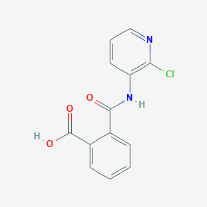 molecular formula C13H9ClN2O3 B185001 2-[(2-Chloropyridin-3-yl)carbamoyl]benzoic acid CAS No. 67232-58-0