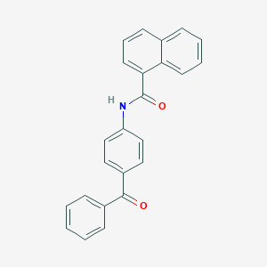 1-Naphthalenecarboxamide, N-(4-benzoylphenyl)-