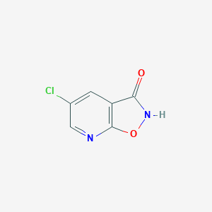 molecular formula C6H3ClN2O2 B185012 5-chloroisoxazolo[5,4-b]pyridin-3(2H)-one CAS No. 196708-45-9