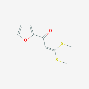 molecular formula C9H10O2S2 B185014 1-(Furan-2-yl)-3,3-bis(methylsulfanyl)prop-2-en-1-one CAS No. 78078-05-4