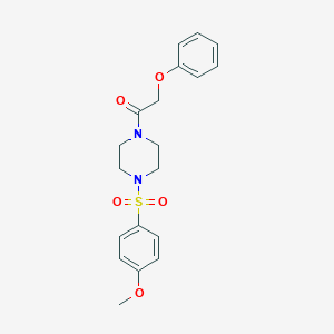 1-[4-(4-Methoxy-benzenesulfonyl)-piperazin-1-yl]-2-phenoxy-ethanone