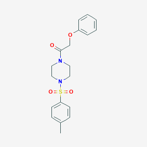 2-Phenoxy-1-[4-(toluene-4-sulfonyl)-piperazin-1-yl]-ethanone