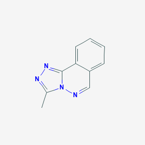 molecular formula C10H8N4 B018503 3-甲基-1,2,4-三唑并[3,4-A]酞嗪 CAS No. 20062-41-3