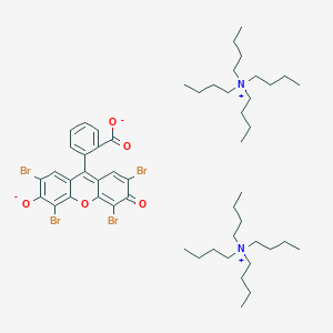 molecular formula C52H78Br4N2O5 B185033 2-(2,4,5,7-四溴-3-氧代-6-氧代黄嘌呤-9-基)苯甲酸酯；四丁基氮杂鎓 CAS No. 123333-95-9