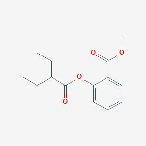 molecular formula C14H18O4 B185061 Methyl salicylate 2-ethylbutyrate CAS No. 85005-92-1