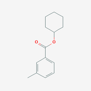 molecular formula C14H18O2 B185079 Cyclohexyl 3-methylbenzoate CAS No. 6641-66-3