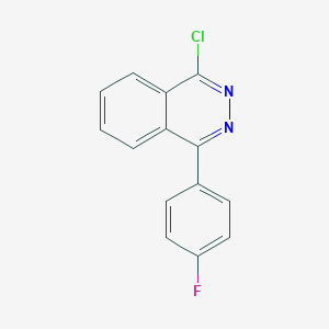 molecular formula C14H8ClFN2 B185097 1-Chloro-4-(4-fluorophenyl)phthalazine CAS No. 155937-28-3