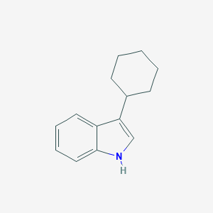 molecular formula C14H17N B018510 3-cyclohexyl-1H-indole CAS No. 100717-32-6