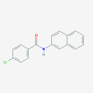 molecular formula C17H12ClNO B185107 4-Chloro-N-naphthalen-2-yl-benzamide CAS No. 73190-69-9