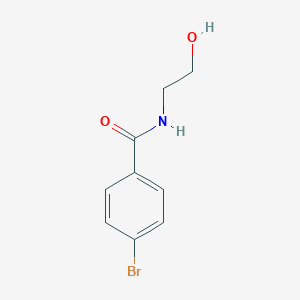 molecular formula C9H10BrNO2 B185114 4-bromo-N-(2-hydroxyethyl)benzamide CAS No. 57728-67-3