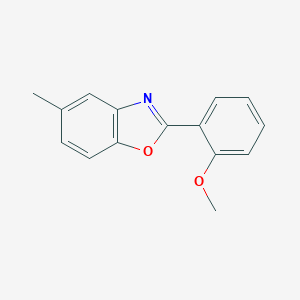 molecular formula C15H13NO2 B185115 2-(2-Methoxyphenyl)-5-methylbenzo[d]oxazole CAS No. 101097-11-4