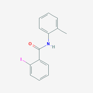molecular formula C14H12INO B185118 2-iodo-N-(2-methylphenyl)benzamide CAS No. 62303-06-4