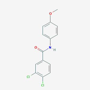 molecular formula C14H11Cl2NO2 B185124 3,4-dichloro-N-(4-methoxyphenyl)benzamide CAS No. 7497-25-8
