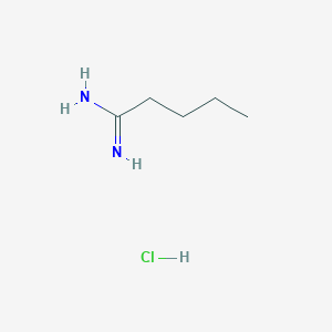 molecular formula C5H13ClN2 B185131 戊酰胺盐酸盐 CAS No. 18257-46-0