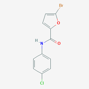 molecular formula C11H7BrClNO2 B185134 5-bromo-N-(4-chlorophenyl)furan-2-carboxamide CAS No. 59282-23-4