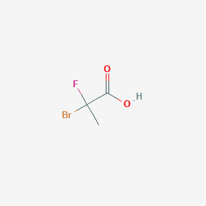molecular formula C3H4BrFO2 B185141 2-Bromo-2-fluoropropanoic acid CAS No. 132629-22-2