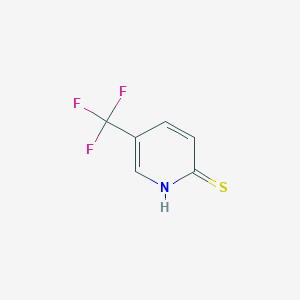 molecular formula C6H4F3NS B018515 2-Mercapto-5-(trifluoromethyl)pyridine CAS No. 76041-72-0
