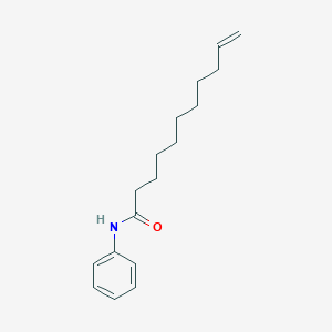 molecular formula C17H25NO B185151 10-Undecenamide, N-phenyl- CAS No. 29246-34-2