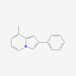 molecular formula C15H13N B185156 8-Methyl-2-phenylindolizine CAS No. 90456-28-3