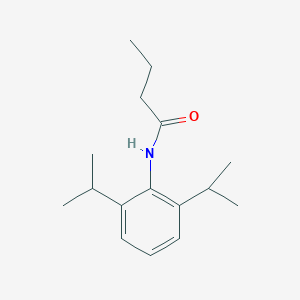 molecular formula C16H25NO B185157 Butanamide, N-[2,6-bis(1-methylethyl)phenyl]- CAS No. 113416-63-0
