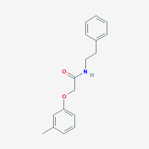 molecular formula C17H19NO2 B185158 2-(3-methylphenoxy)-N-(2-phenylethyl)acetamide CAS No. 5941-26-4
