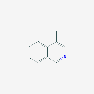 molecular formula C10H9N B018517 4-Methylisoquinoline CAS No. 1196-39-0