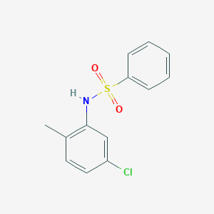 molecular formula C13H12ClNO2S B185170 N-(5-chloro-2-methylphenyl)benzenesulfonamide CAS No. 6630-71-3
