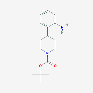 molecular formula C16H24N2O2 B185172 tert-Butyl 4-(2-aminophenyl)piperidine-1-carboxylate CAS No. 199105-03-8