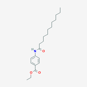 molecular formula C21H33NO3 B185175 Ethyl 4-(dodecanoylamino)benzoate CAS No. 62443-29-2