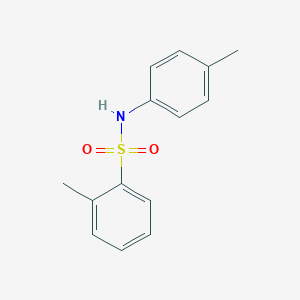 molecular formula C14H15NO2S B185184 2-methyl-N-(4-methylphenyl)benzenesulfonamide CAS No. 95708-23-9